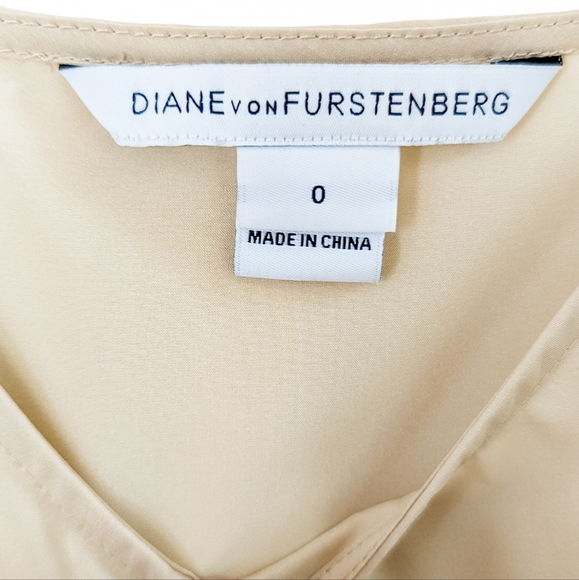 Diane Von furstenberg Cream Camisole Tank Top | Size 0 - Picture 3 of 5